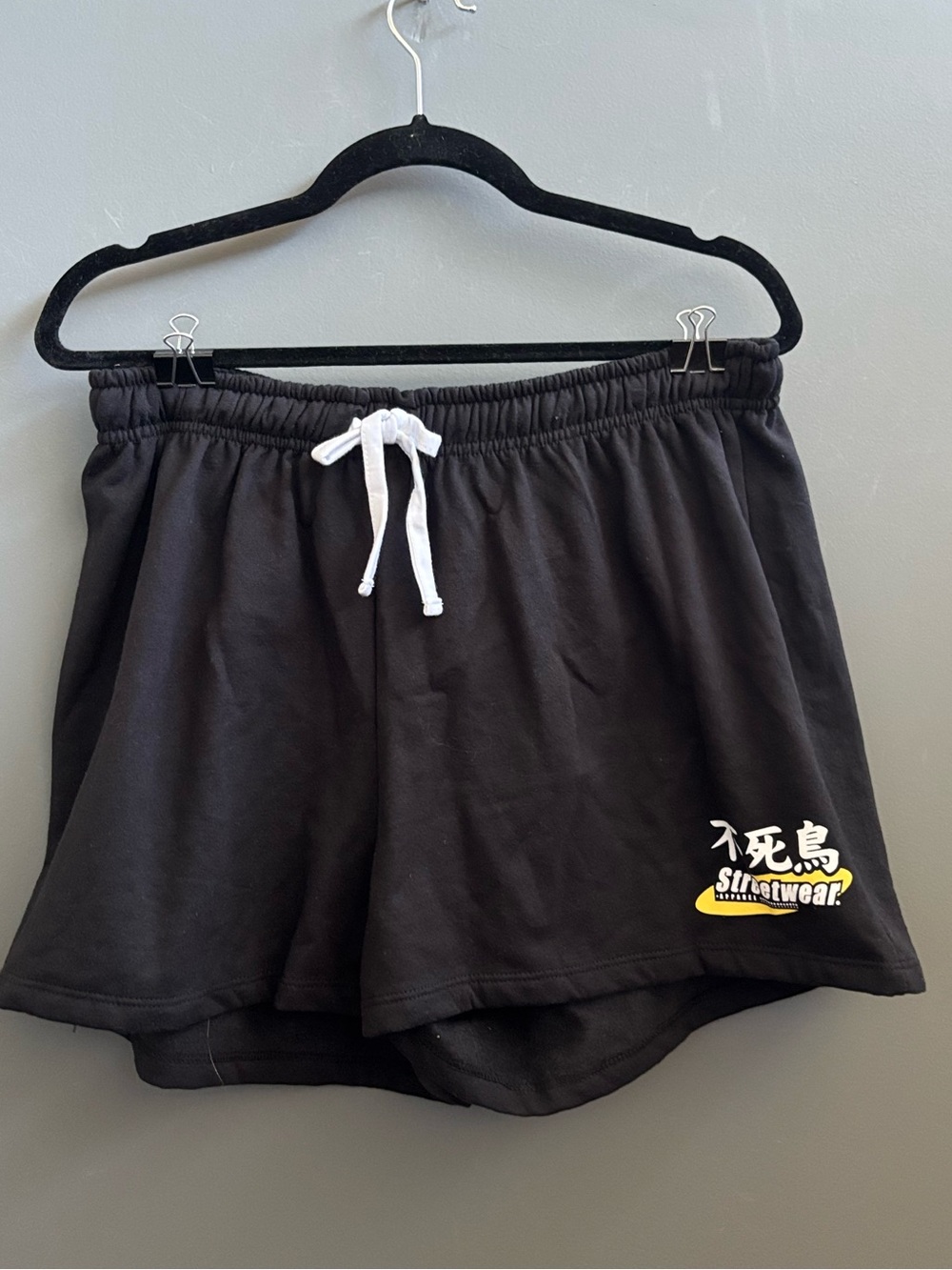 NWT Skinny Dip Black Streetwear Logo Women’s Casual Shorts